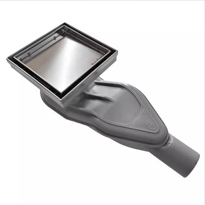 Side Outlet Horizontal Discharge Adapter & Tile Insert Square Drain Kit