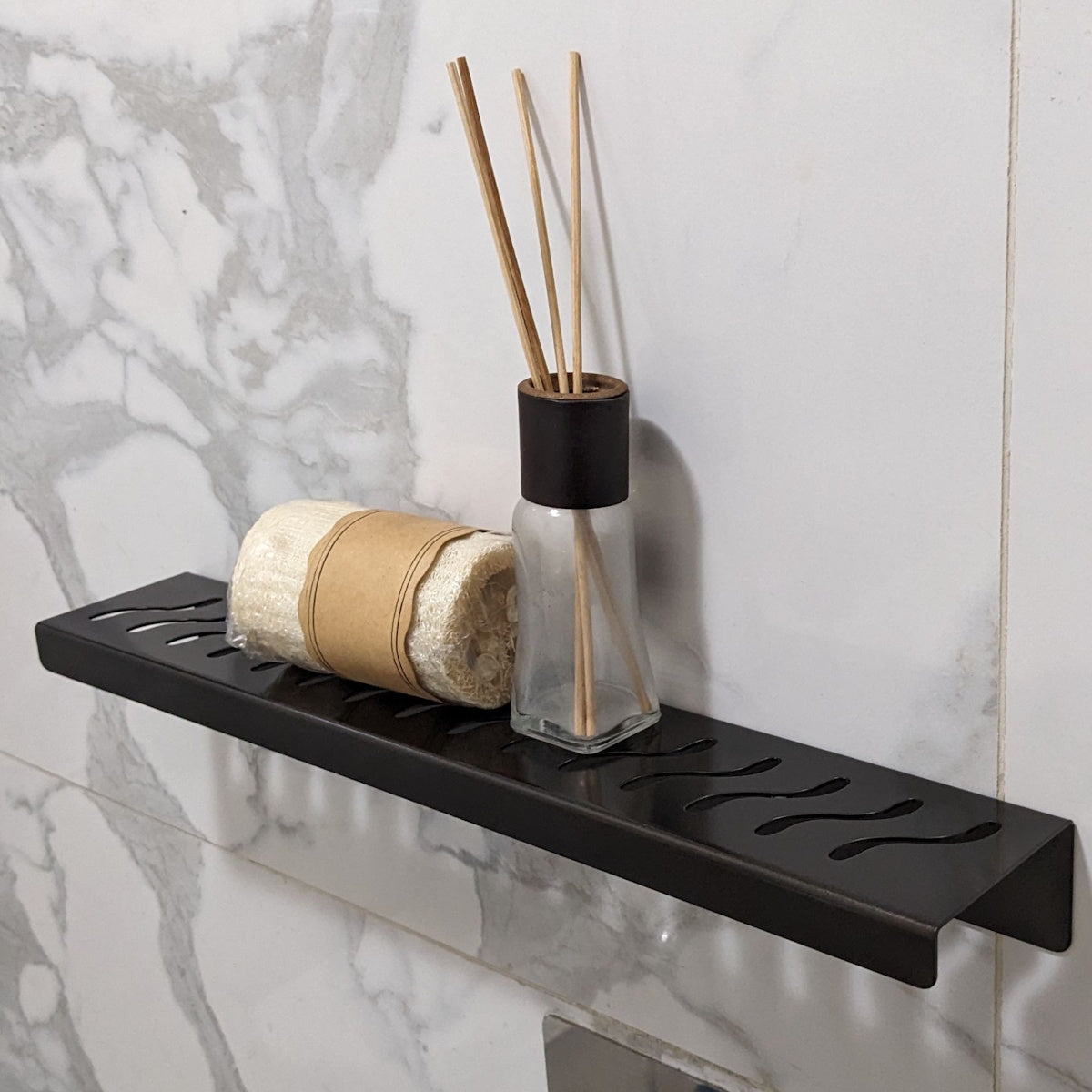 Oil Rubbed Bronze Shower Shelf, Stainless Wall Mount Shower Shelves – Shower  Drains Shop, image size:1200x1200