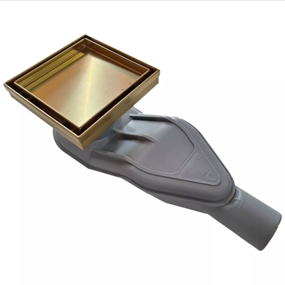 Side Outlet Horizontal Discharge Adapter & Tile Insert Square Drain Kit