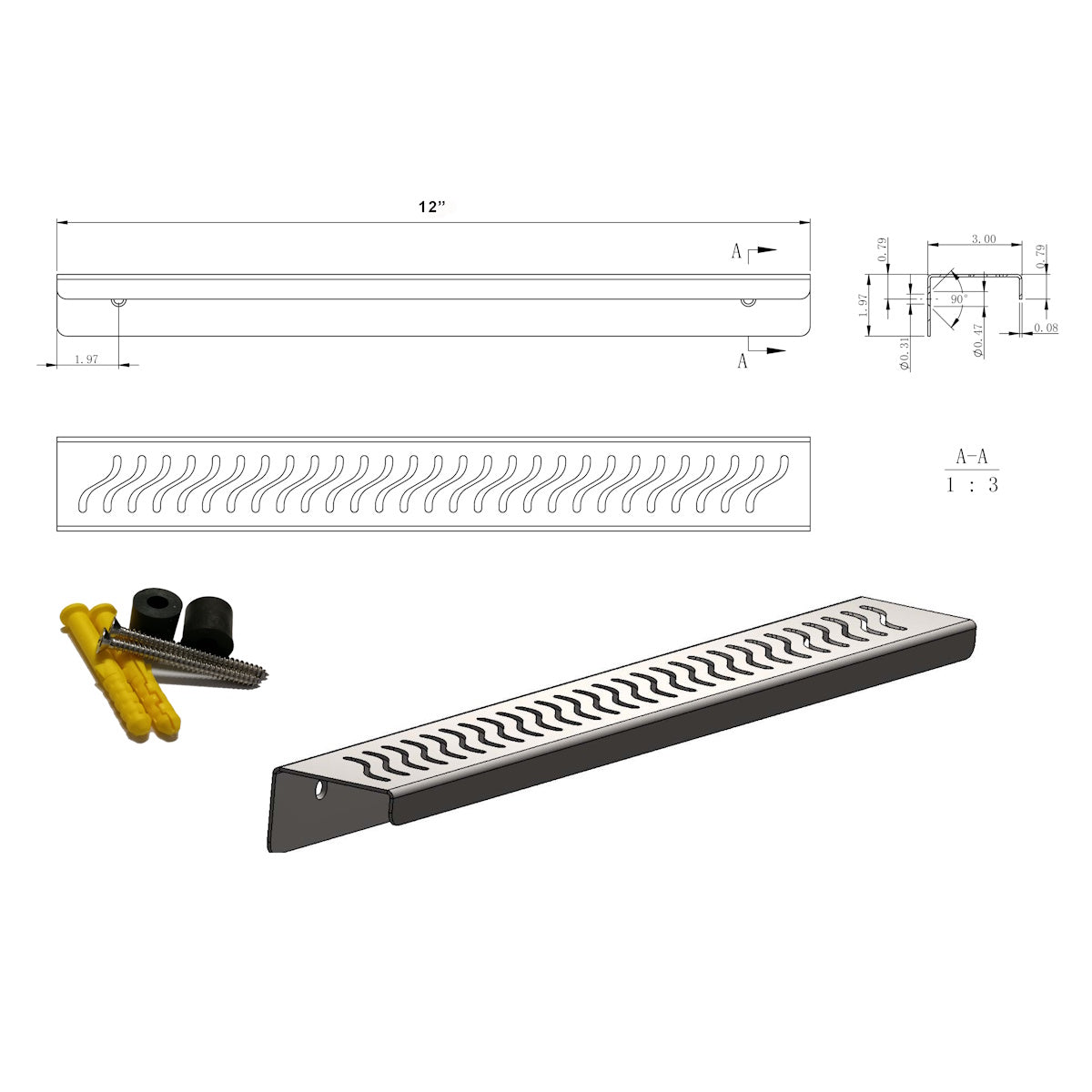 SereneDrains Shower Shelf - Thumbnail 4