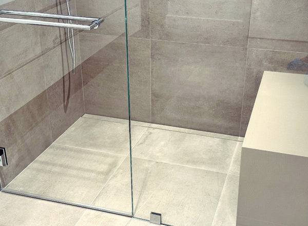 39 Inch Tile-in Linear Shower Drain Brushed Stainless Steel, Drains Unlimited