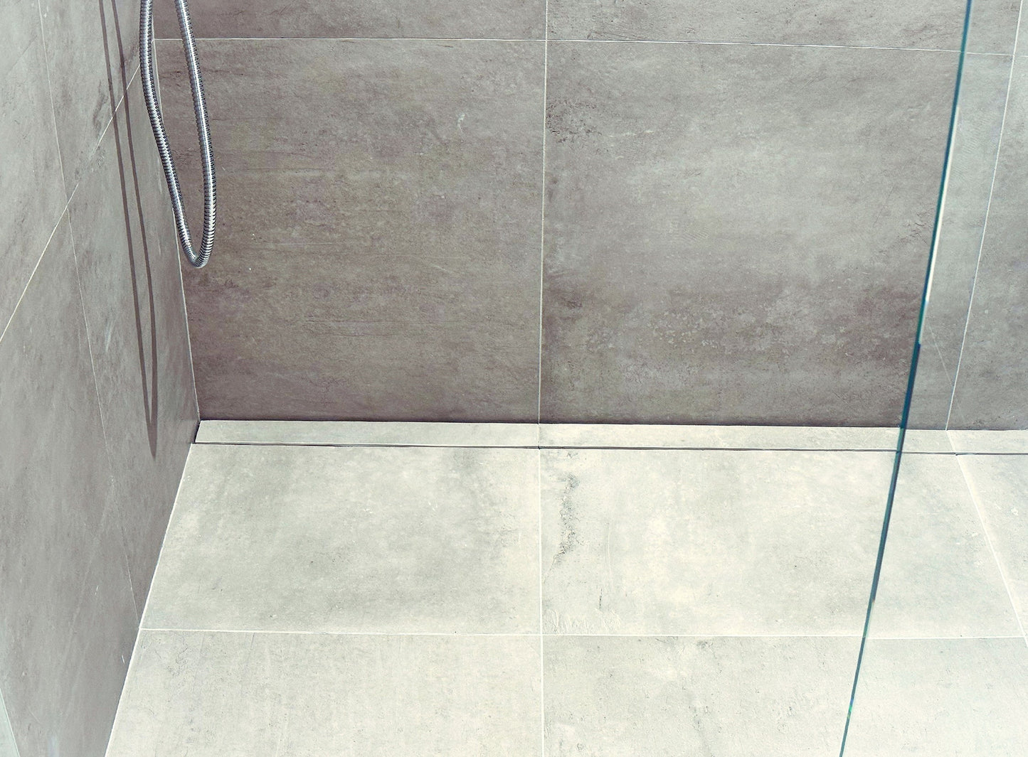 41 Inch Tile-in Linear Shower Drain Brushed Stainless Steel, Drains Unlimited
