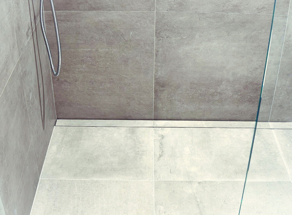 36 Inch Tile Insert Wall-to-Wall Linear Drain with Three-Side Flange ...