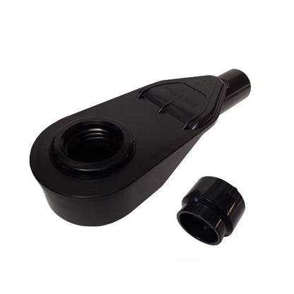 SereneDrains Vertical-to-Horizontal Shower Drain Outlet Side Discharge Adapter, Thick ABS Plastic