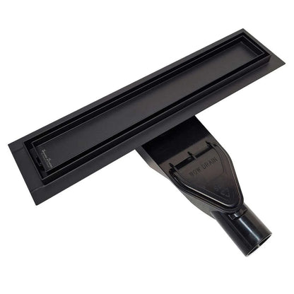 SereneDrains Vertical-to-Horizontal Shower Drain Outlet Side Discharge Adapter, Thick ABS Plastic