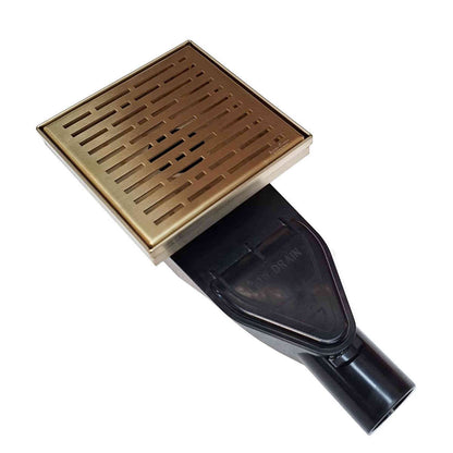 SereneDrains Vertical-to-Horizontal Shower Drain Outlet Side Discharge Adapter, Thick ABS Plastic