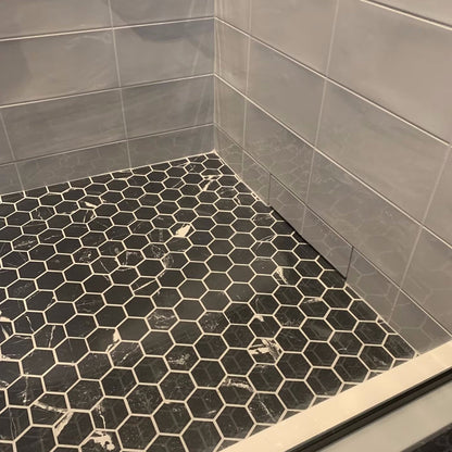 Wall Recessed Linear Drain, 41 Inch Tile-in Shower Wall Drain Flangeless Design