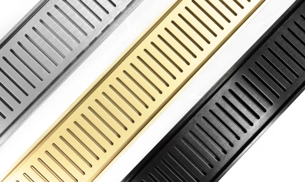 Custom Length Grates Linear Shower Drain Slimline Custom Size