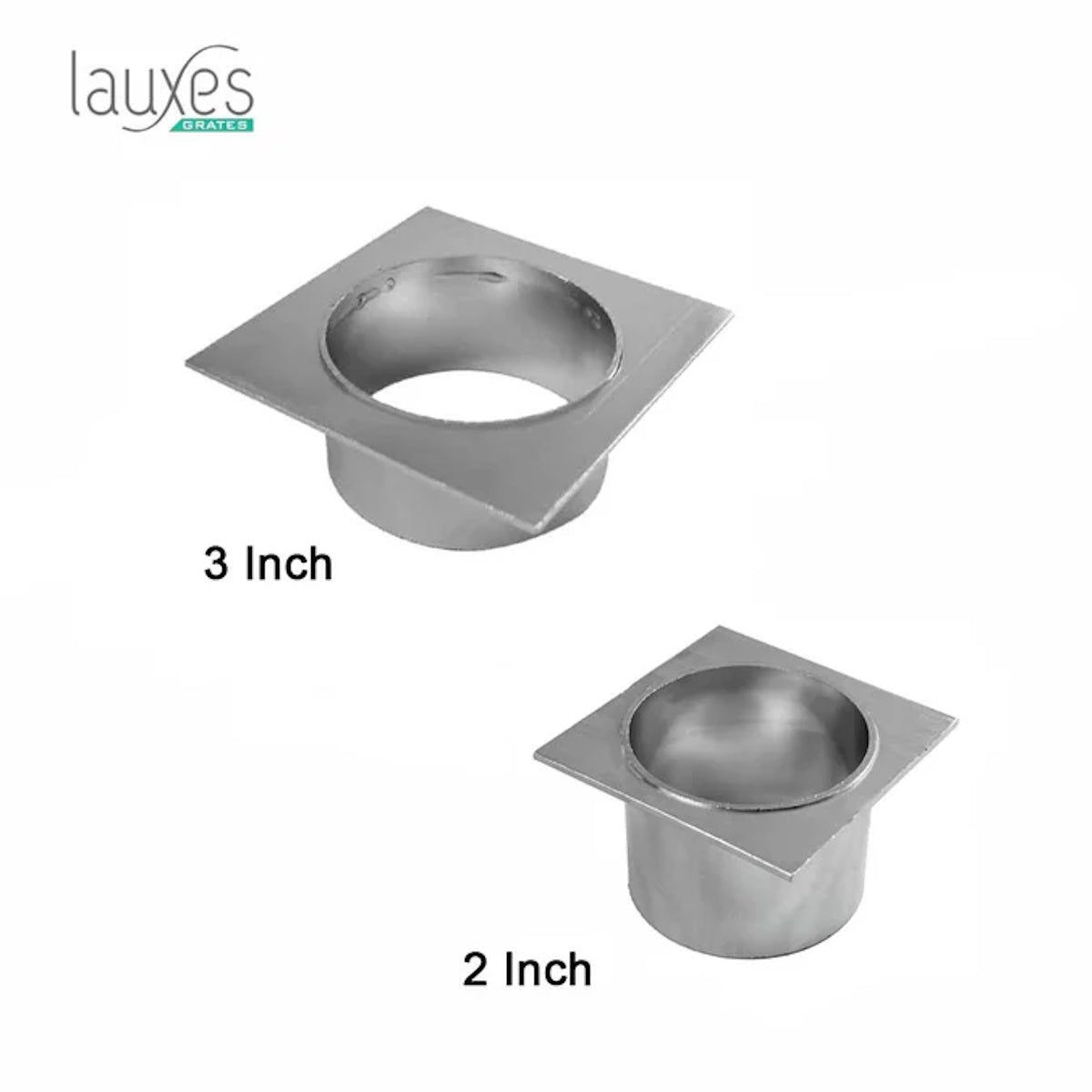 Pop Waste Outlets for Lauxes Grates Custom Length Linear Shower Drains - 2 and 3 Inch