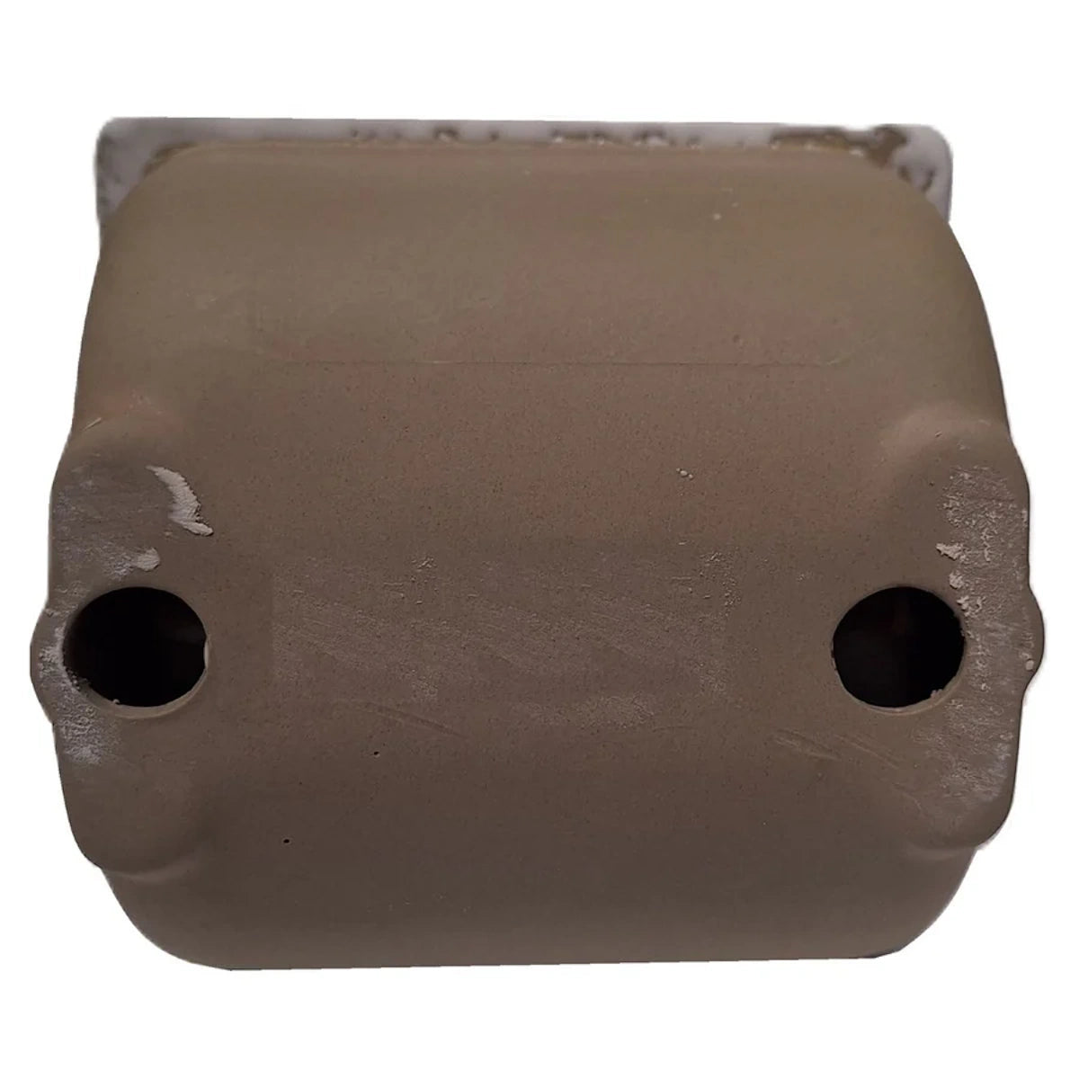 White Ceramic Recessed Toilet Paper Holder, 6x6" Niche Bathroom Tissue Roll