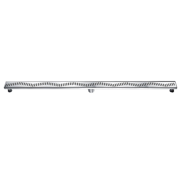 Dawn® 47 Inch Linear Shower Drain, Ganges River Series, Polished Satin Finish