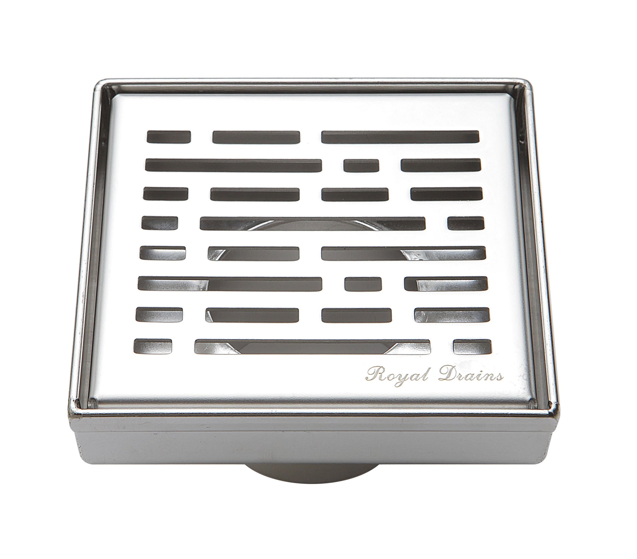 4 Inch Square Shower Drains Broken Lane Design by SereneDrains