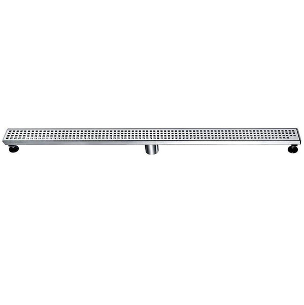 Dawn® 24 Inch Shower Linear Drain, Brisbane River Series, Polished Satin Finish