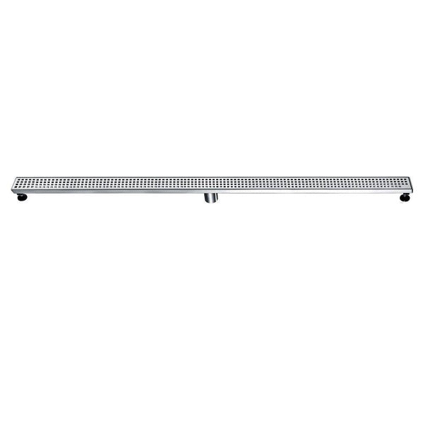 Dawn® 24 Inch Shower Linear Drain, Brisbane River Series, Polished Satin Finish