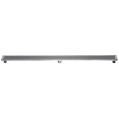 Dawn® 36 Inch Linear Shower Drain, Views Along The River Nile Series, Polished Satin Finish