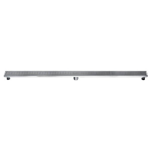 Dawn® 59 Inch Linear Shower Drain, Wheaton River Series, Polished Satin Finish