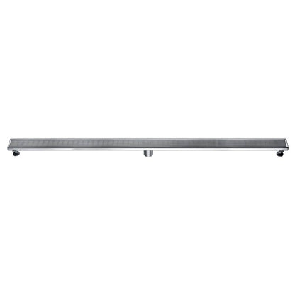 Dawn® 36 Inch Linear Shower Drain, Wheaton River Series, Polished Satin Finish
