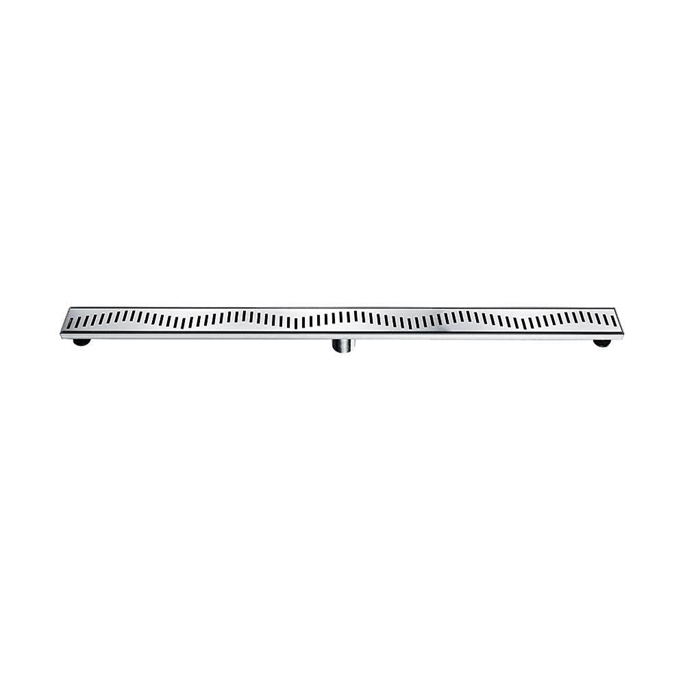 24 Inch Linear Drain with Adjustable Feet, Luxury Polished Finish Drain, Dawn USA LGS240304