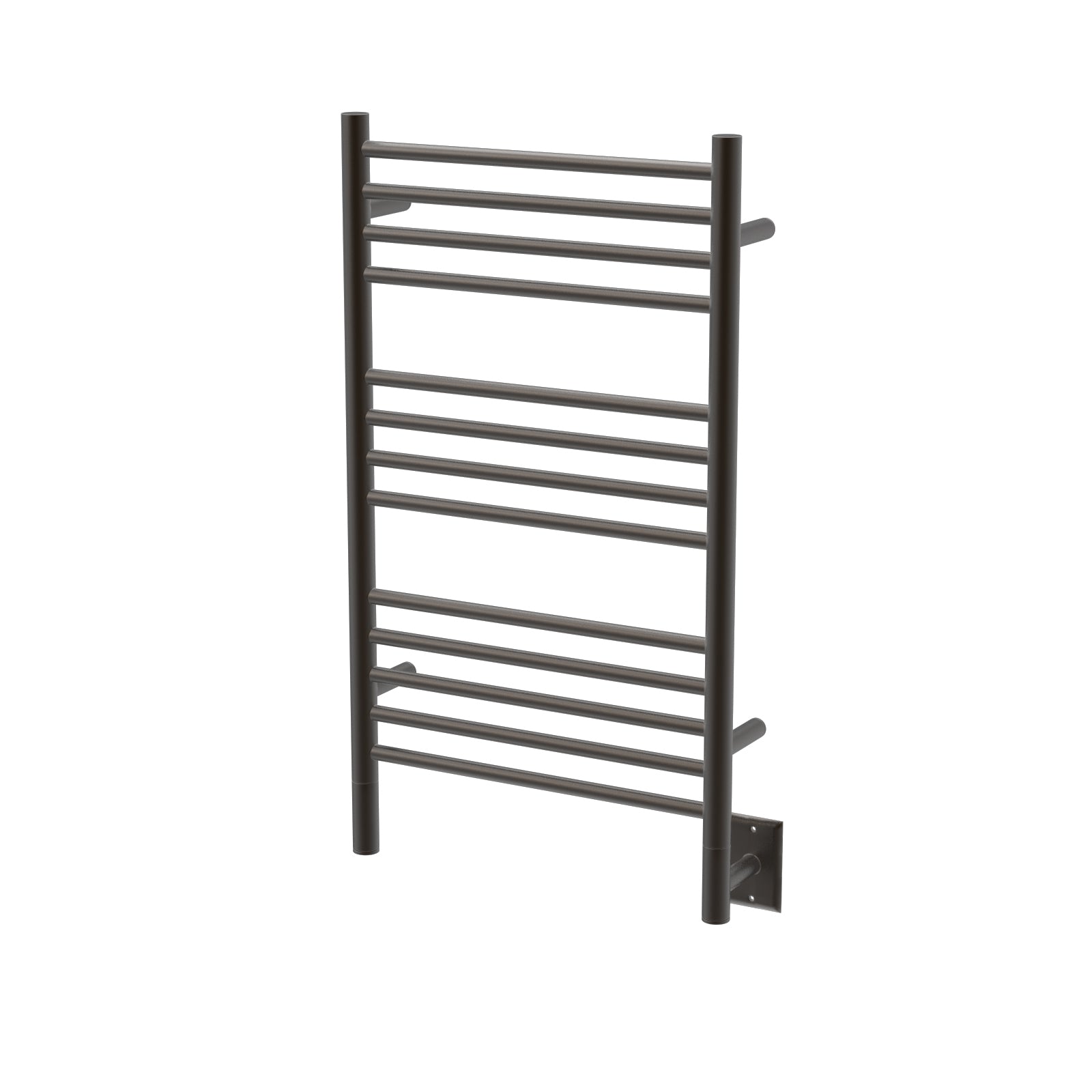 Oil Rubbed Bronze Towel Warmer, Amba Jeeves C Straight, Hardwired, 13 Bars, W 21" H 36"