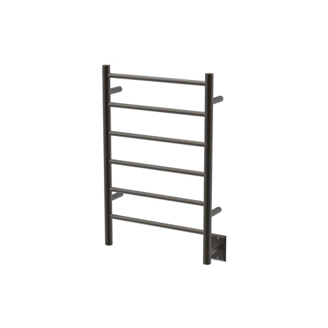 Oil Rubbed Bronze Towel Warmer, Amba Jeeves J Straight, Hardwired, 6 Bars, W 21" H 31"