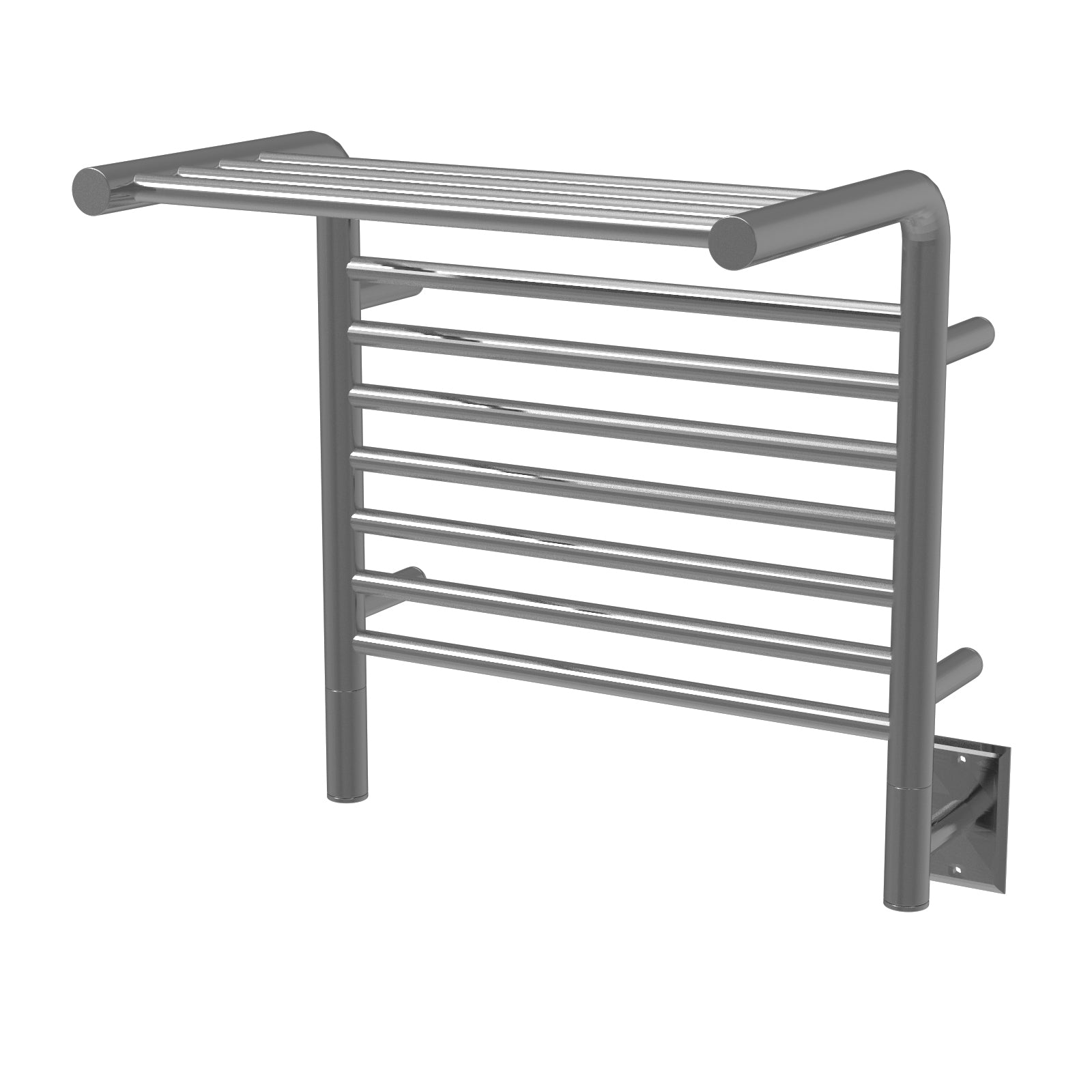 Brushed Towel Warmer, Amba Jeeves M Shelf, Hardwired, 11 Bars, W 21" H 22"