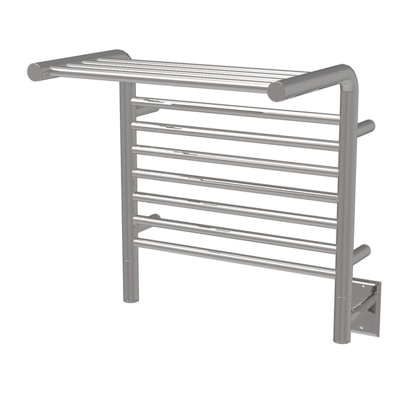 Polished Towel Warmer, Amba Jeeves M Shelf, Hardwired, 11 Bars, W 21" H 22"