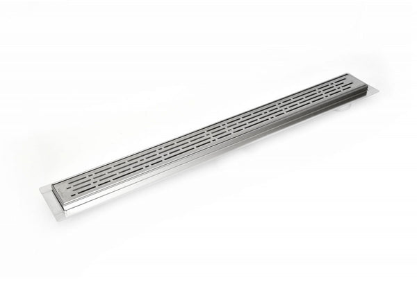 24 Inch Side Outlet Linear Shower Drain by SereneDrains