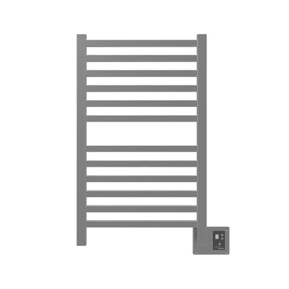 Brushed Towel Warmer, Amba Quadro Model Q2033B, 12 Bars Towel Warmer