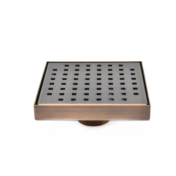 6 Inch Square Shower Drains Traditional Square Design by SereneDrains