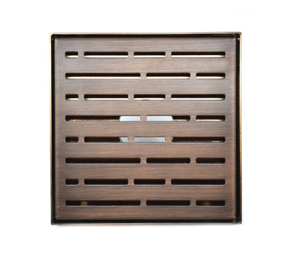 6 Inch Square Shower Drains Broken Lane Design by SereneDrains