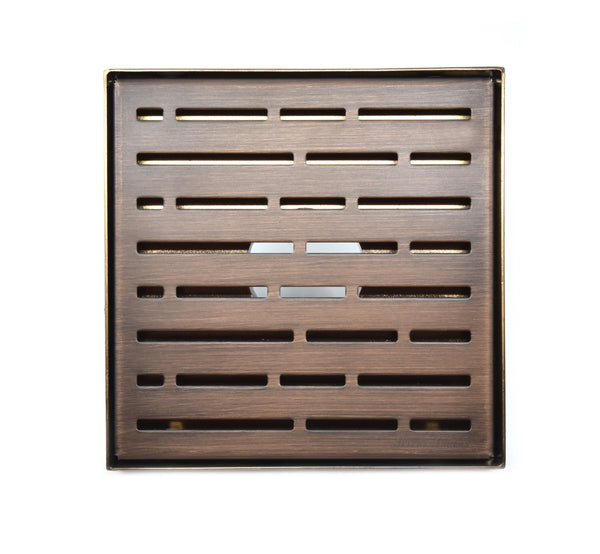 6 Inch Square Shower Drains Broken Lane Design by SereneDrains