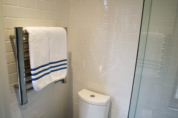 Polished Towel Warmer, Amba Sirio Model S2121, 8 Bars Towel Warmer