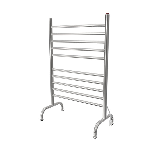 Polished Towel Warmer, Amba Solo 24 Inch Freestanding Towel Warmer