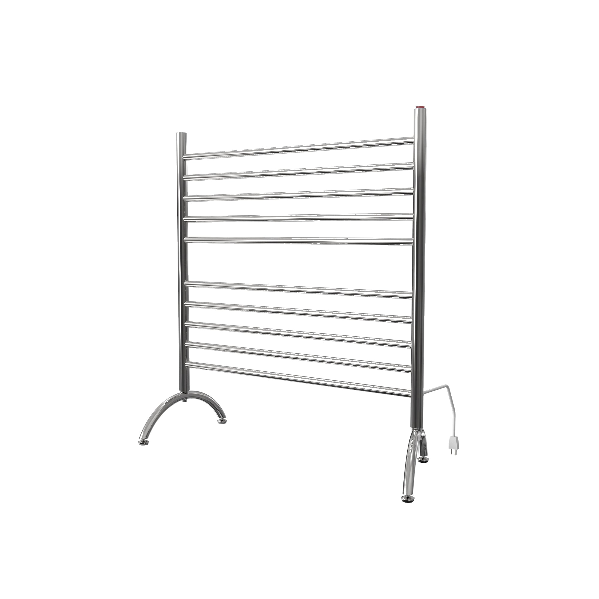 Polished Towel Warmer, Amba Solo 33 Inch Freestanding Towel Warmer