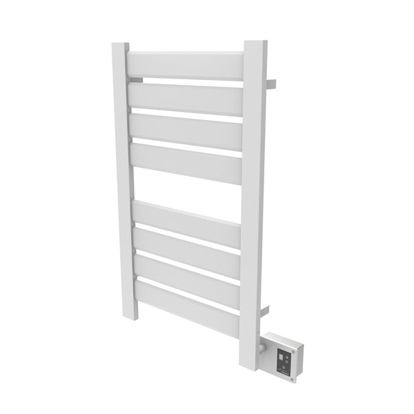 White Towel Warmer, Amba Vega Model V2338W, 8 Bars Towel Warmer