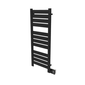 Matte Black Towel Warmer, Amba Vega Model V2356MB, 12 Bars Towel Warmer