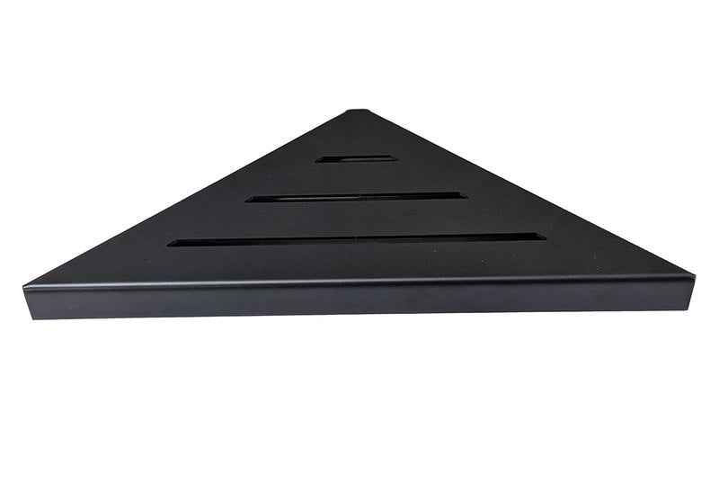 9 Inch Shower Shelf, Wall Mount Corner Bathroom Shelf, Matte Black – Shower  Drains Shop