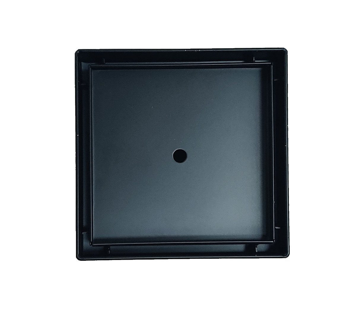 5 Inch Tile Insert Square Shower Drain with Hair Trap Set (4 Finishes)