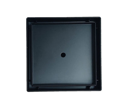 5 Inch Tile Insert Square Shower Drain with Hair Trap Set (4 Finishes)