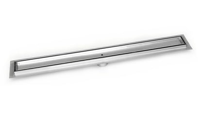 30 Inch Tile Insert Linear Shower Drain, Brushed Stainless Steel by SereneDrains
