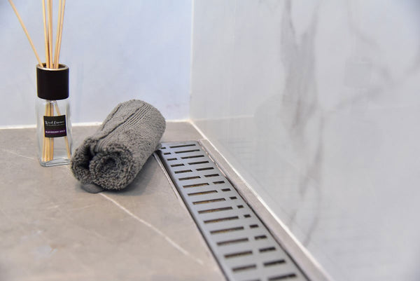 40 Inch Side Outlet Linear Shower Drain by Serene Drains